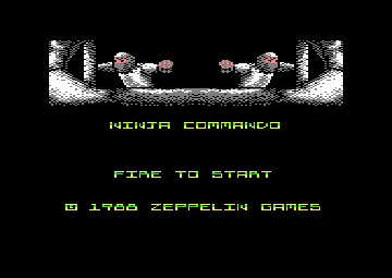 Ninja Commando (UK) (1988) screen shot title